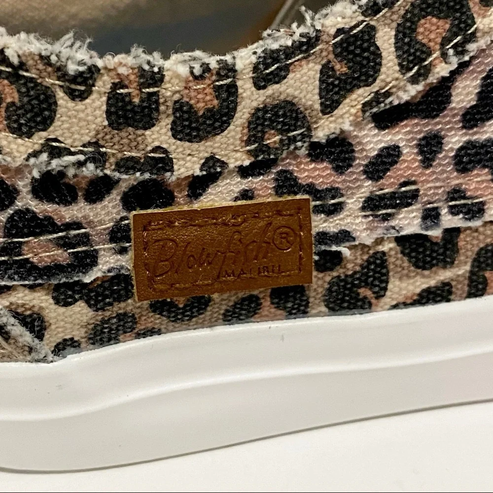 BLOWFISH Play Leopard Print Sneakers- Brand New - Picture 4 of 15
